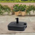 53lb Heavy Duty Patio Market Umbrella Base Stand Square J31704