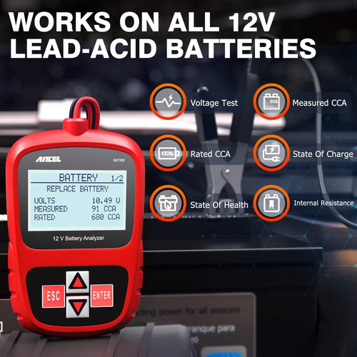 12V Car Battery Tester Y3035