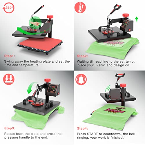 12 x 15 Inch 5 in 1 Heat Press Machine X16753