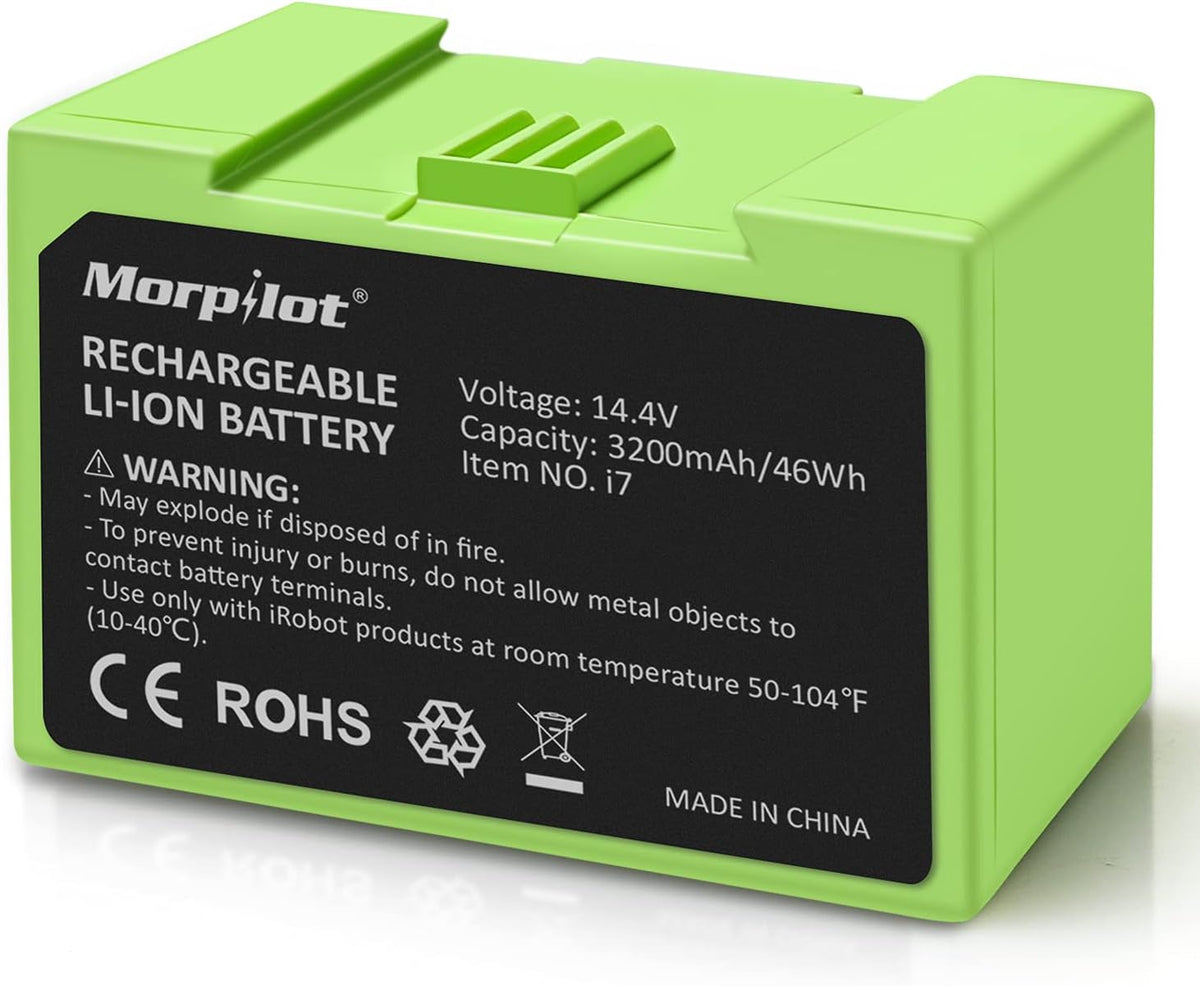 14.4V 3200mAh i7 Battery Replacement Pack of 2 Y487186