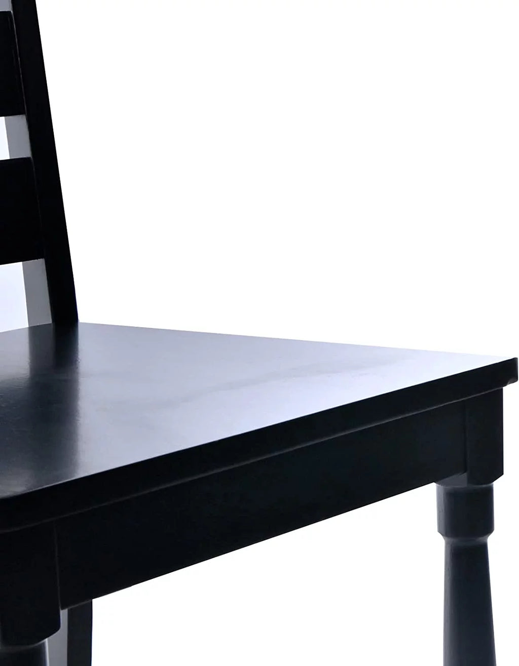 Black Wood Dining Chairs Set of 2 Q63876