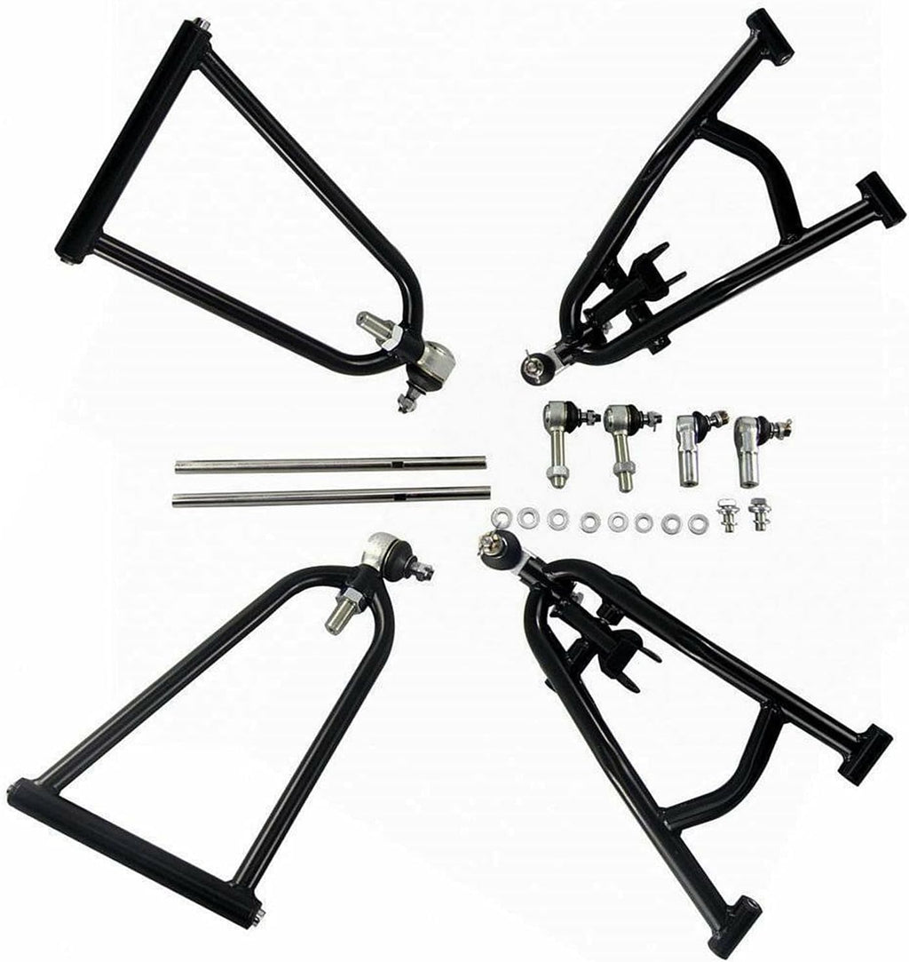 Front Upper Lower Left Right A-Arm +2'' Wide Chromoly Fully Adjustable W96398