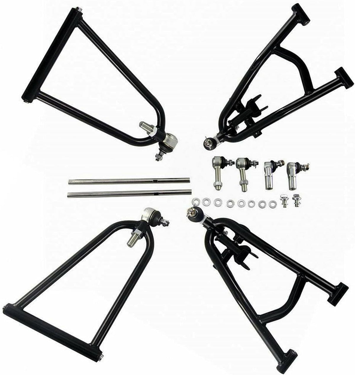 Front Upper Lower Left Right A-Arm +2'' Wide Chromoly Fully Adjustable W96398