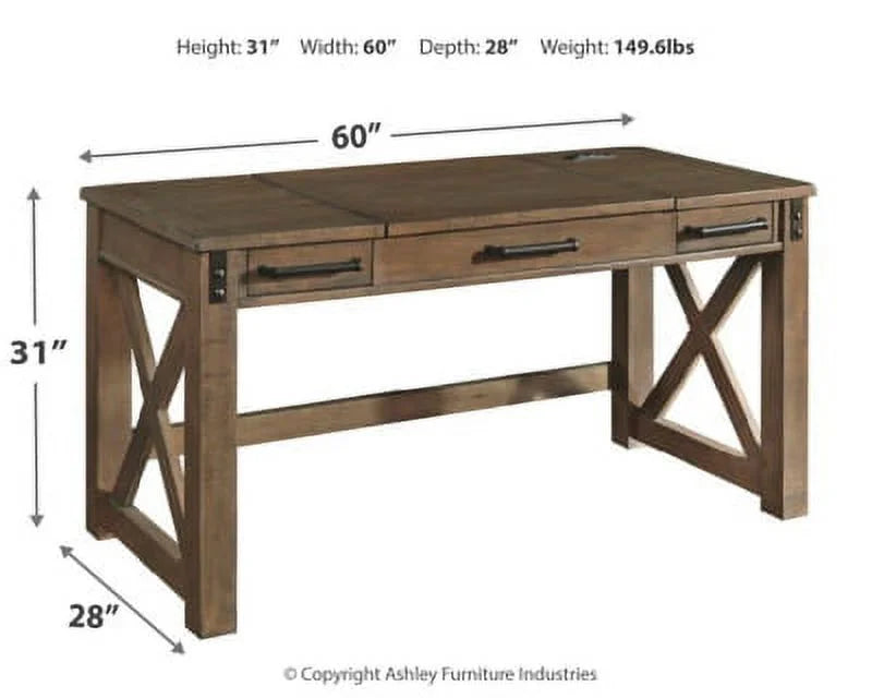 Gray Lift Top Desk B1794