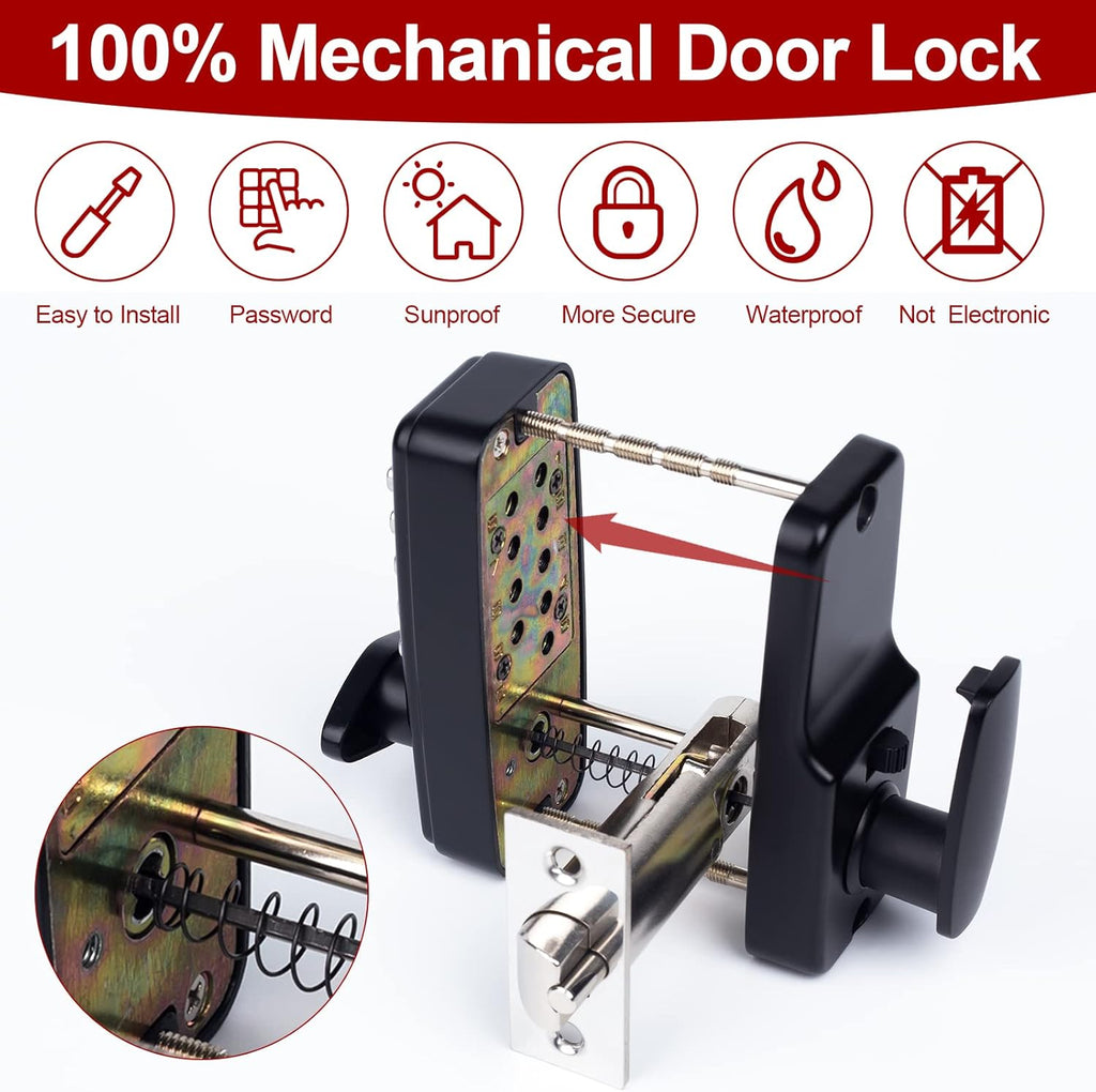 Keypad Door Knob with Handle V678121