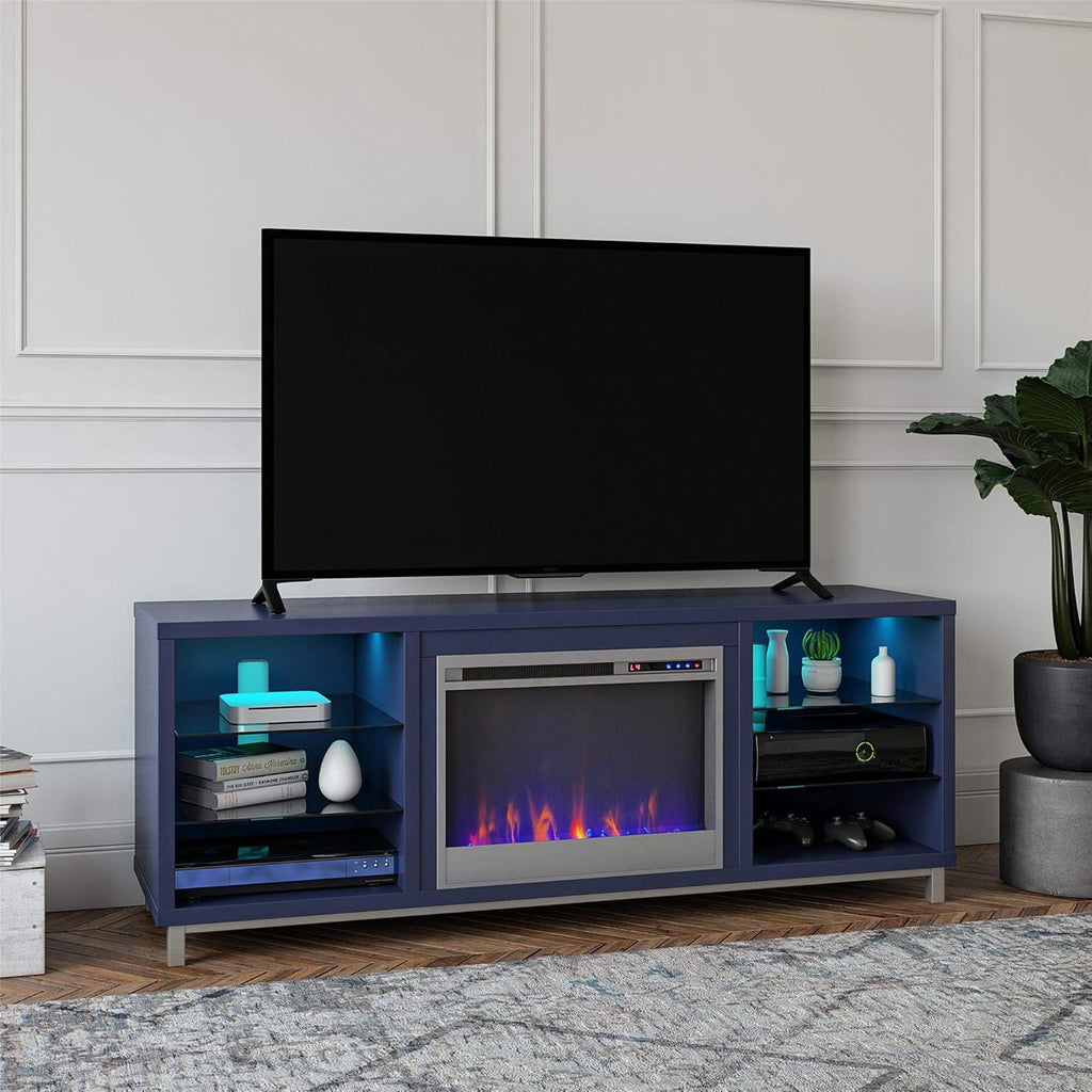 Black Oak Fireplace Stand for TVs up to 48" T299220