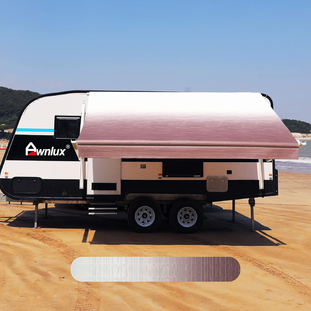 Ocean Blue 16' Waterproof Vinyl RV Awning Fabric Replacement Q638