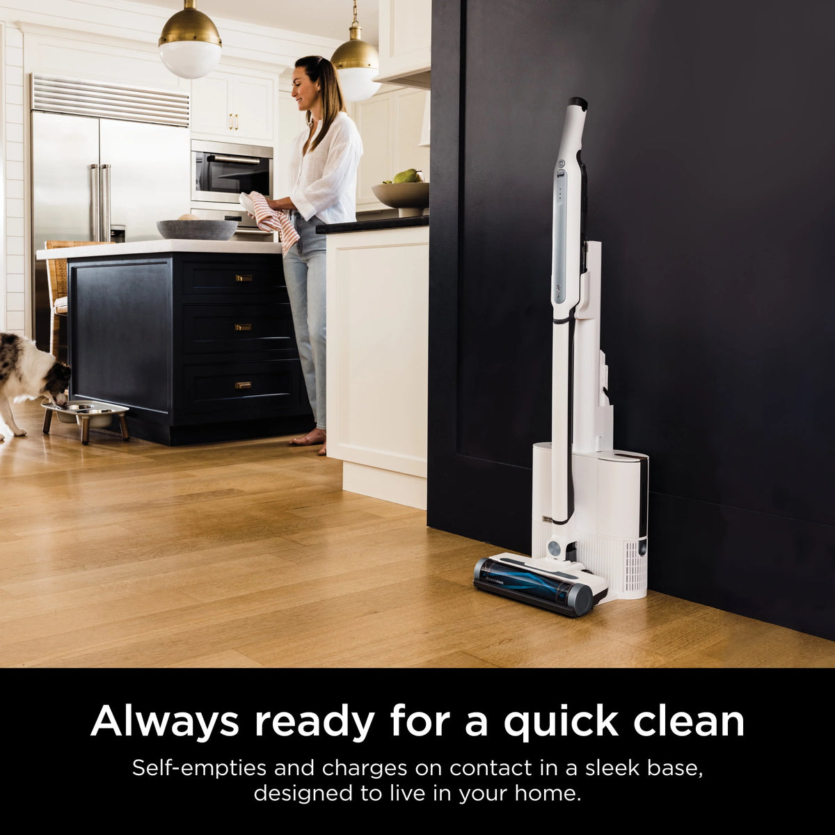 Cordless Stick Vacuum Cleaner with HEPA Self-Empty Base Q7646