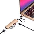 Slim Aluminum Type-C Multi-Port Adapter with 4K HDMI, Micro/SD Card Readers, USB 3.0 A439