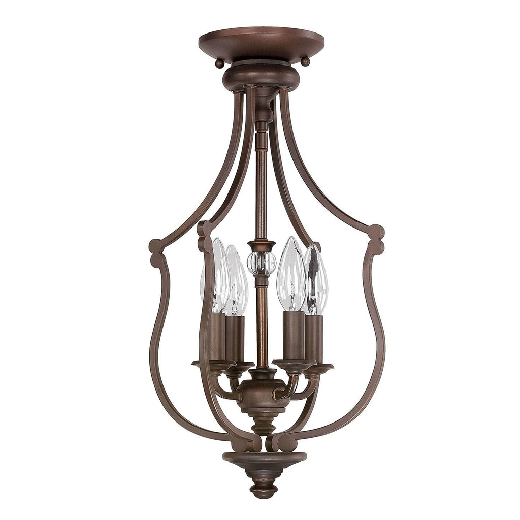 4 Light Foyer Burnished Bronze X8062