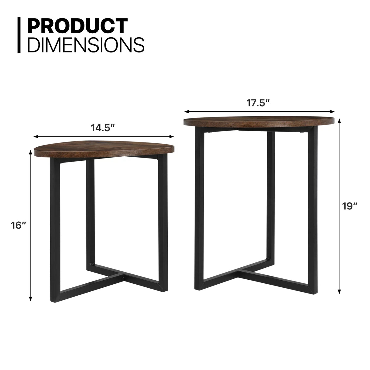 Nesting End Table Set of 2 T46040
