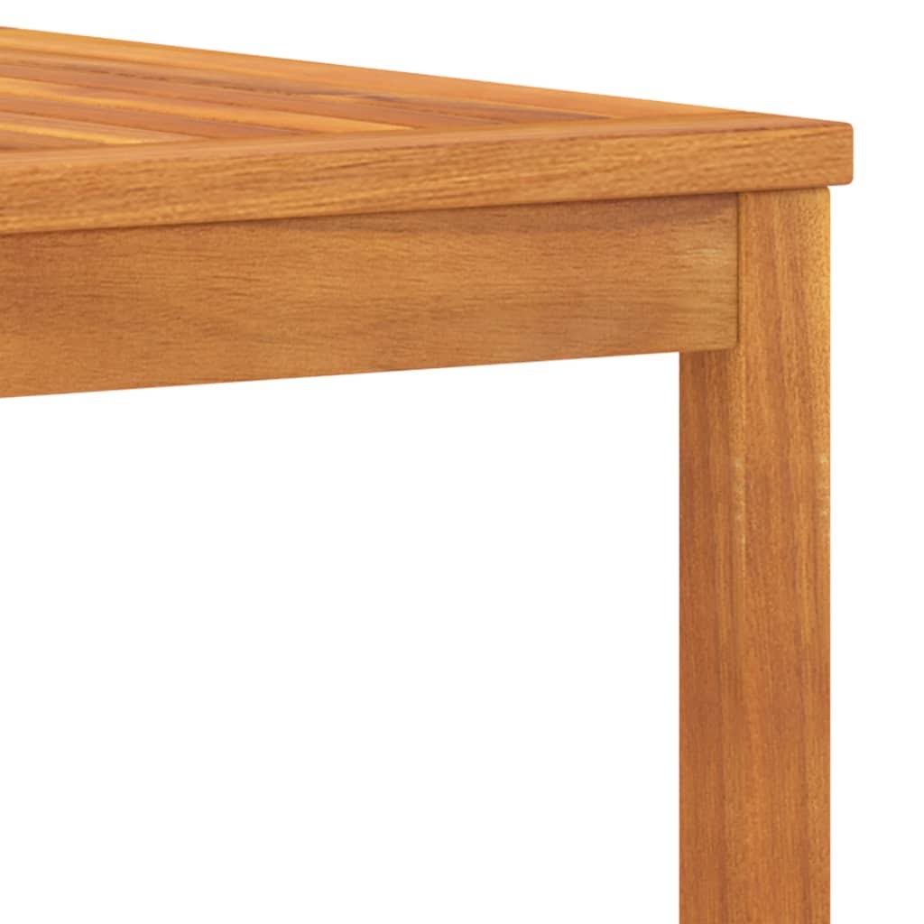 Gray Solid Acacia Wood Coffee Table B654906