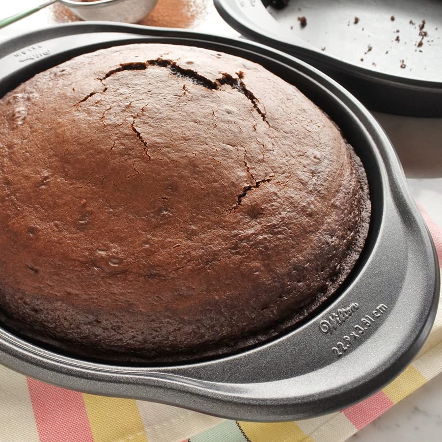 Non-Stick 9-Inch Round Steel Cake Pan M325066