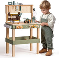 Wooden Kids Tool Bench with Tool Belt and Play Tools Set F706476