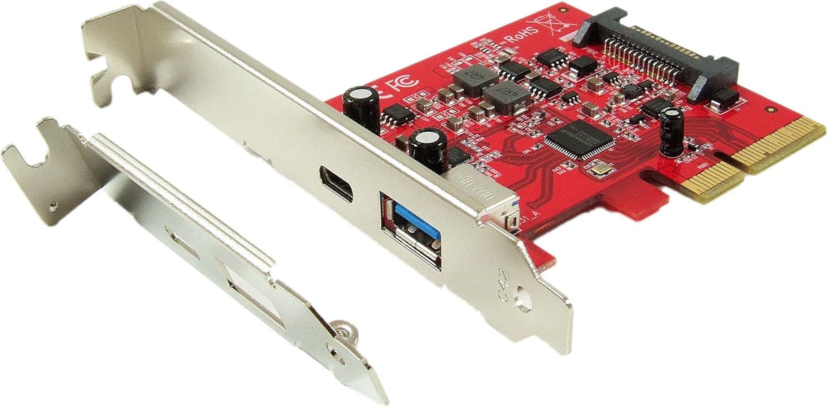 USB 3.1 Gen 2 Type-C & Type-A PCIe x4 Host Adapter Card A807