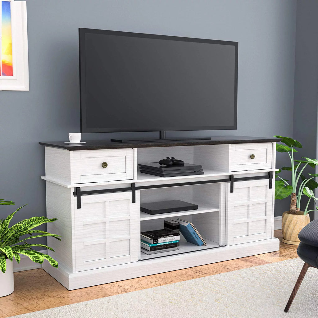 White TV Stand N6287