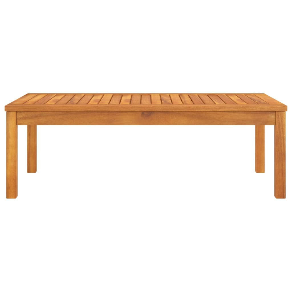 Gray Solid Acacia Wood Coffee Table B654906