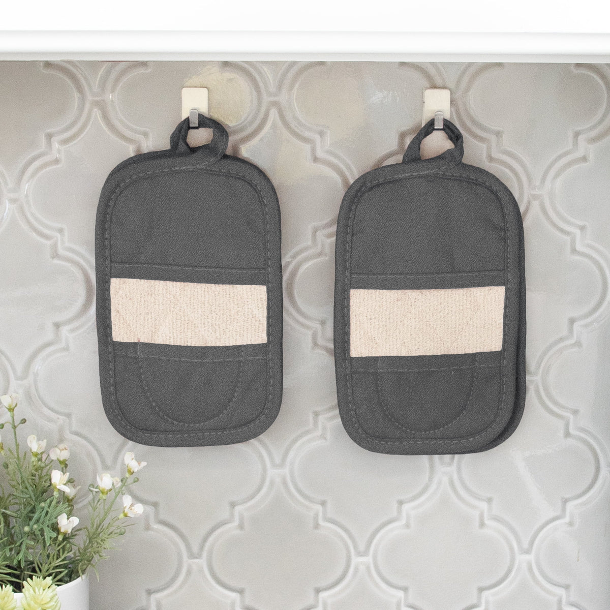 100% Cotton Pot Holder Set of 4 K9927