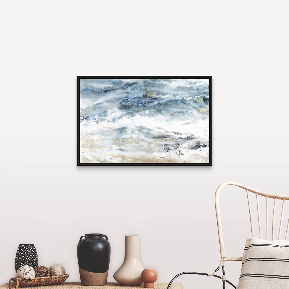 Black Float Frame Canvas Art - 36 x 24 Z542