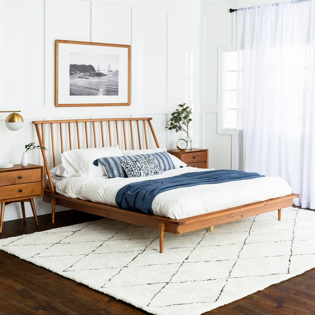 White King Pine Wood Spindle Bed I368895