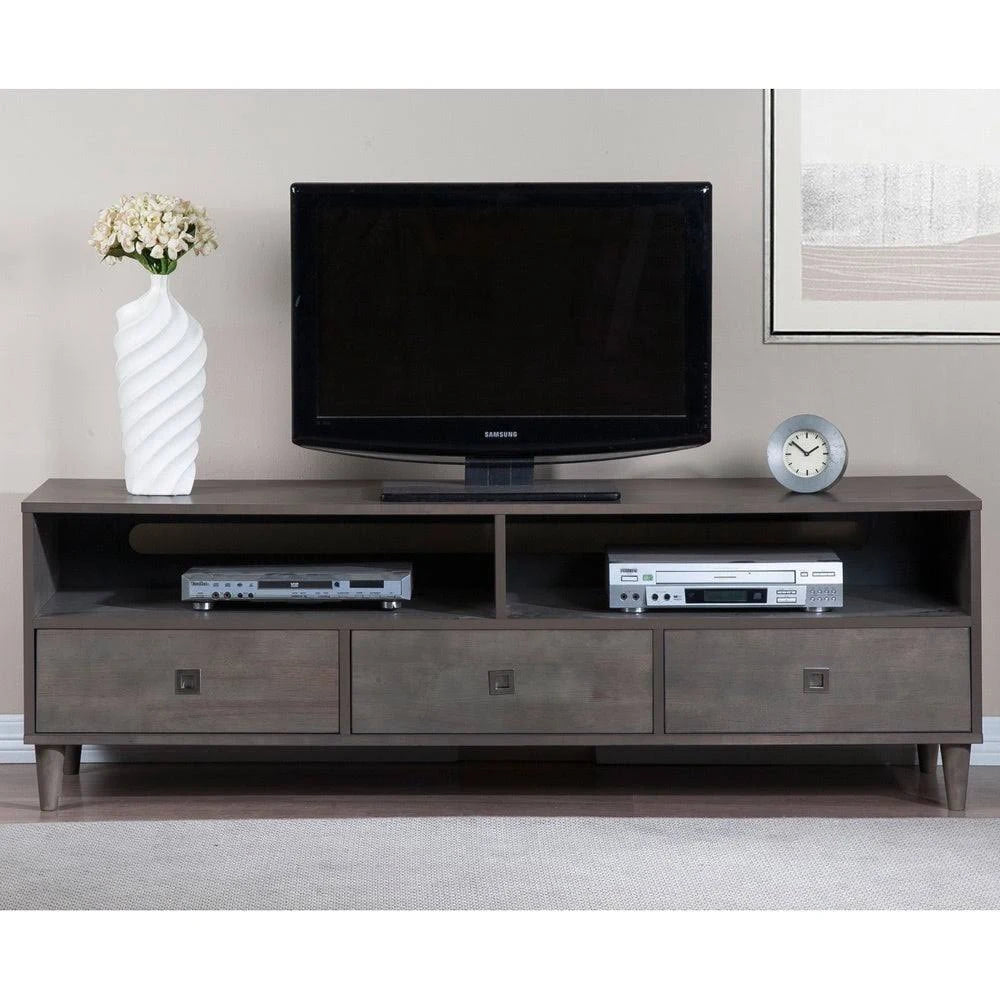 Gray Rubberwood Entertainment Center P931