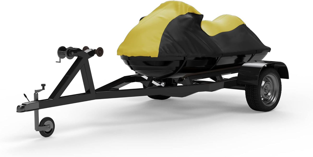 Yellow/Black Trailerable Cover with Trailer Straps and Storage Bag P2103