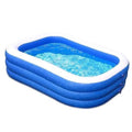 Inflatable Swimming Pools for Kids Blue Y169318