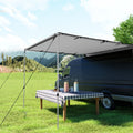 Retractable Waterproof SUV Rooftop Car Awning Grey 7.6'x8.2' L6946