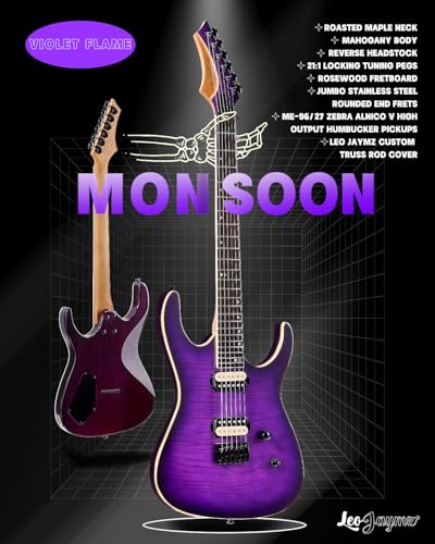 Blue Flame Electric Guitar V875
