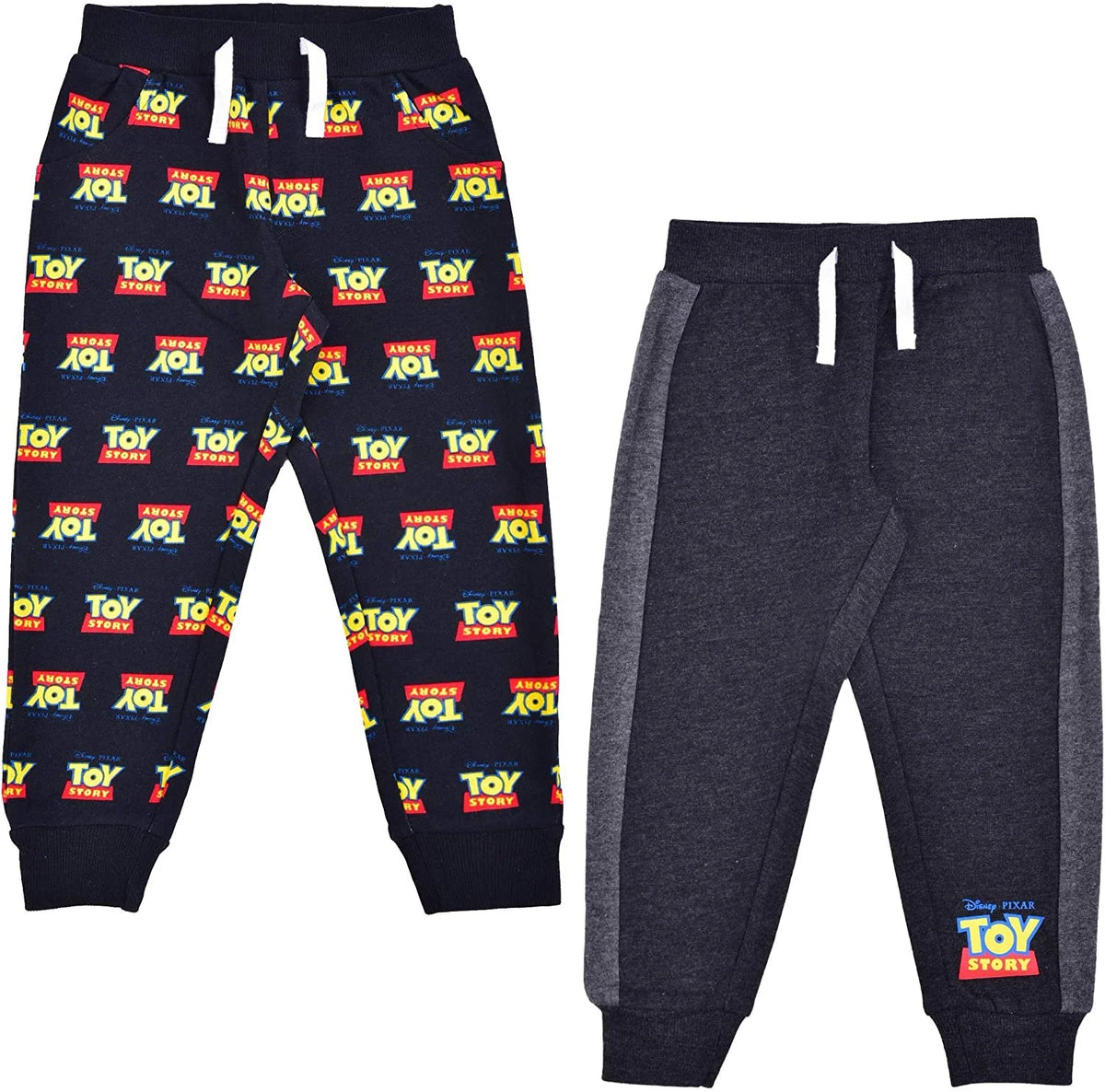 Grey/Black Boys Jogger Pants Set with Toy Story Print O40079