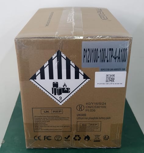12.8V 300Ah 3840Wh LiFePO4 Battery with 200A BMS R859