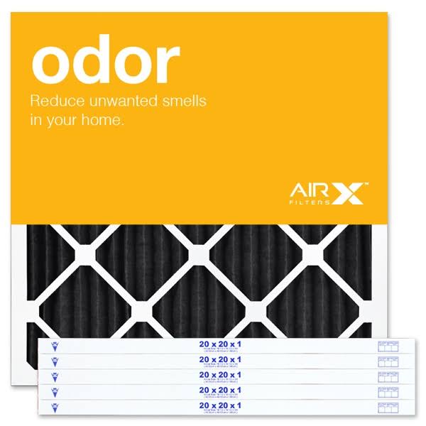 20x20x1 MERV 8 Carbon Pleated Air Filter Q2827