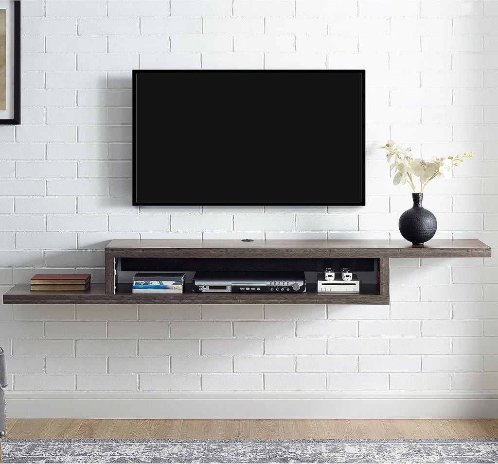 72inch Light Brown Wall Mounted TV Console E49411