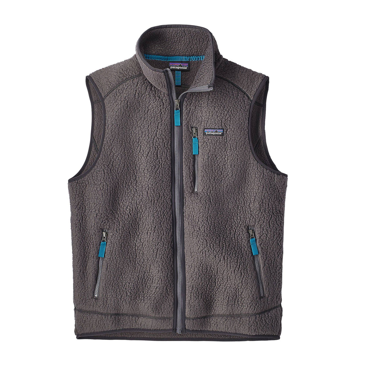 Forge Grey Retro Pile Vest Z779777