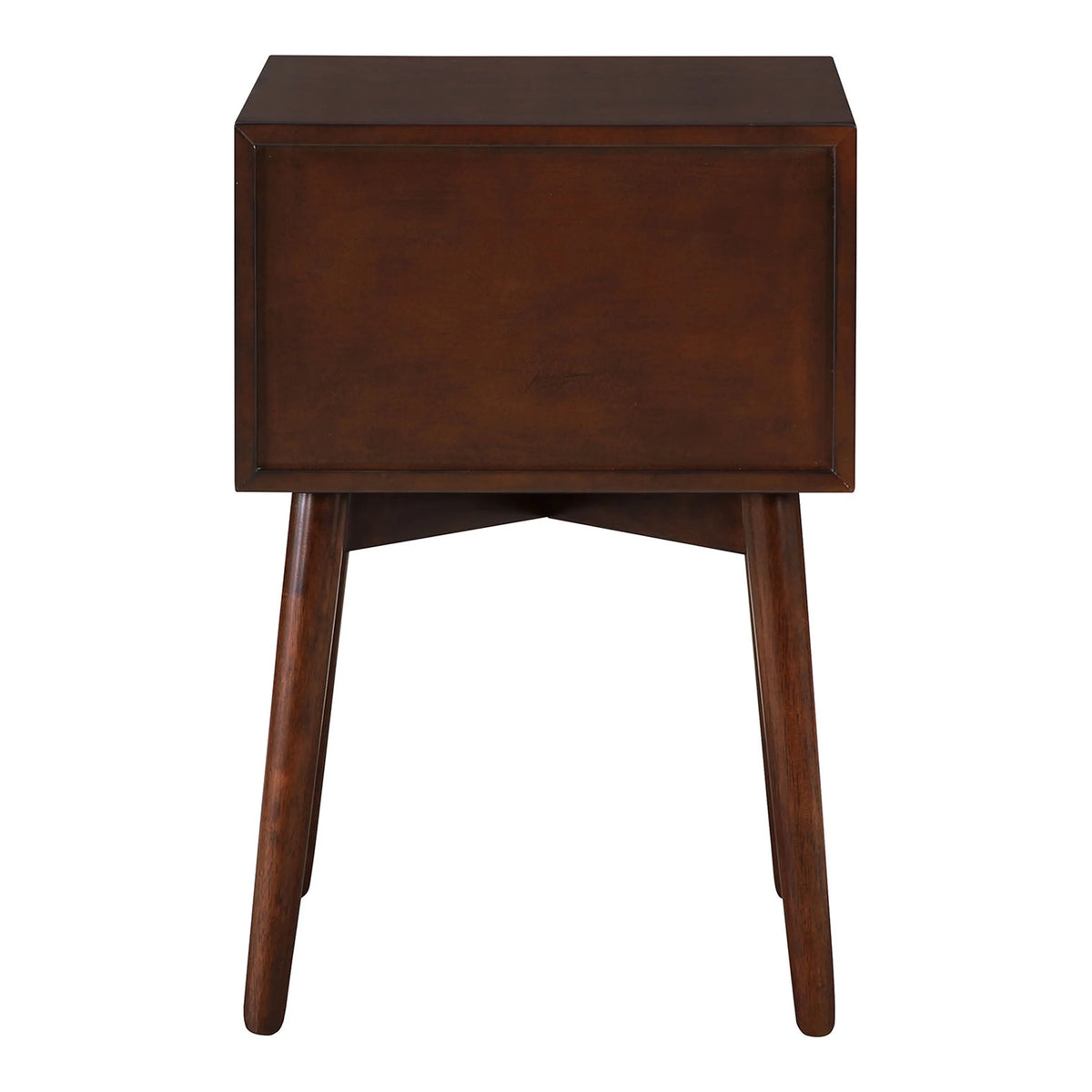 Espresso 2-Drawer Wood End Table E45969