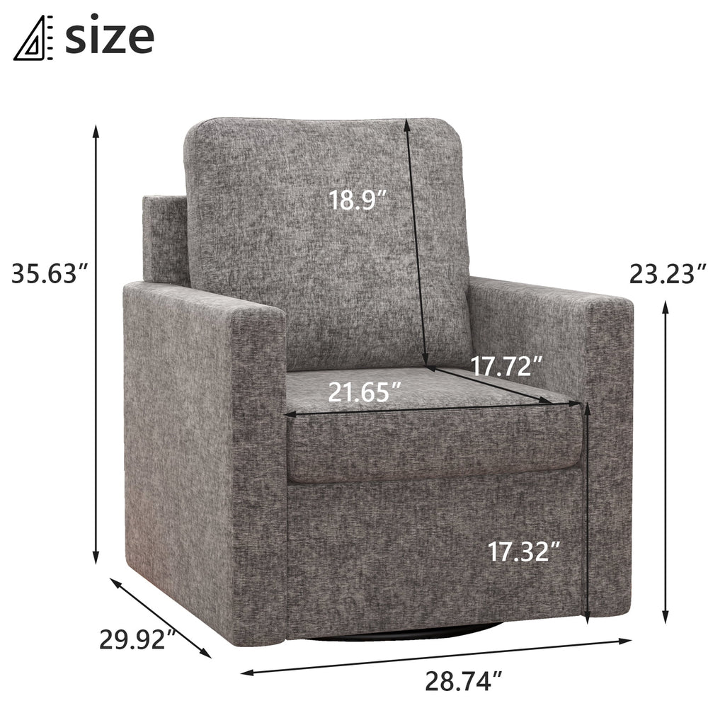 Light Gray Sherpa Accent Chair O80257