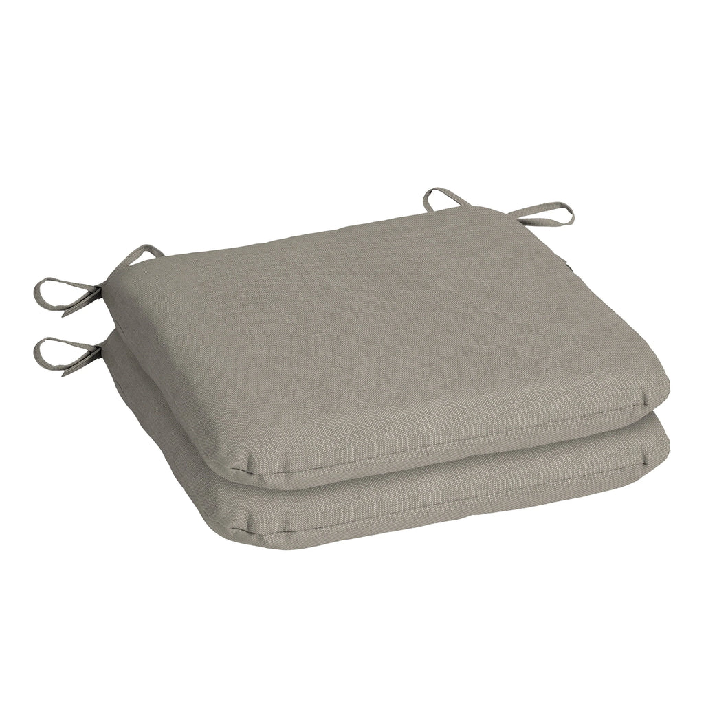 Navy Blue Rectangle Outdoor Seat Pad 2 Pack U377918