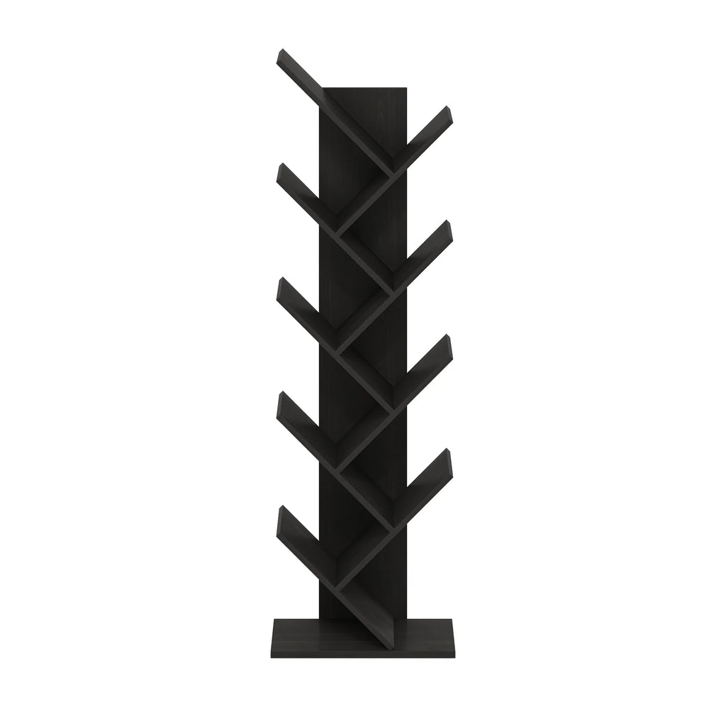 9-Tier Espresso Tree Bookcase Q66612