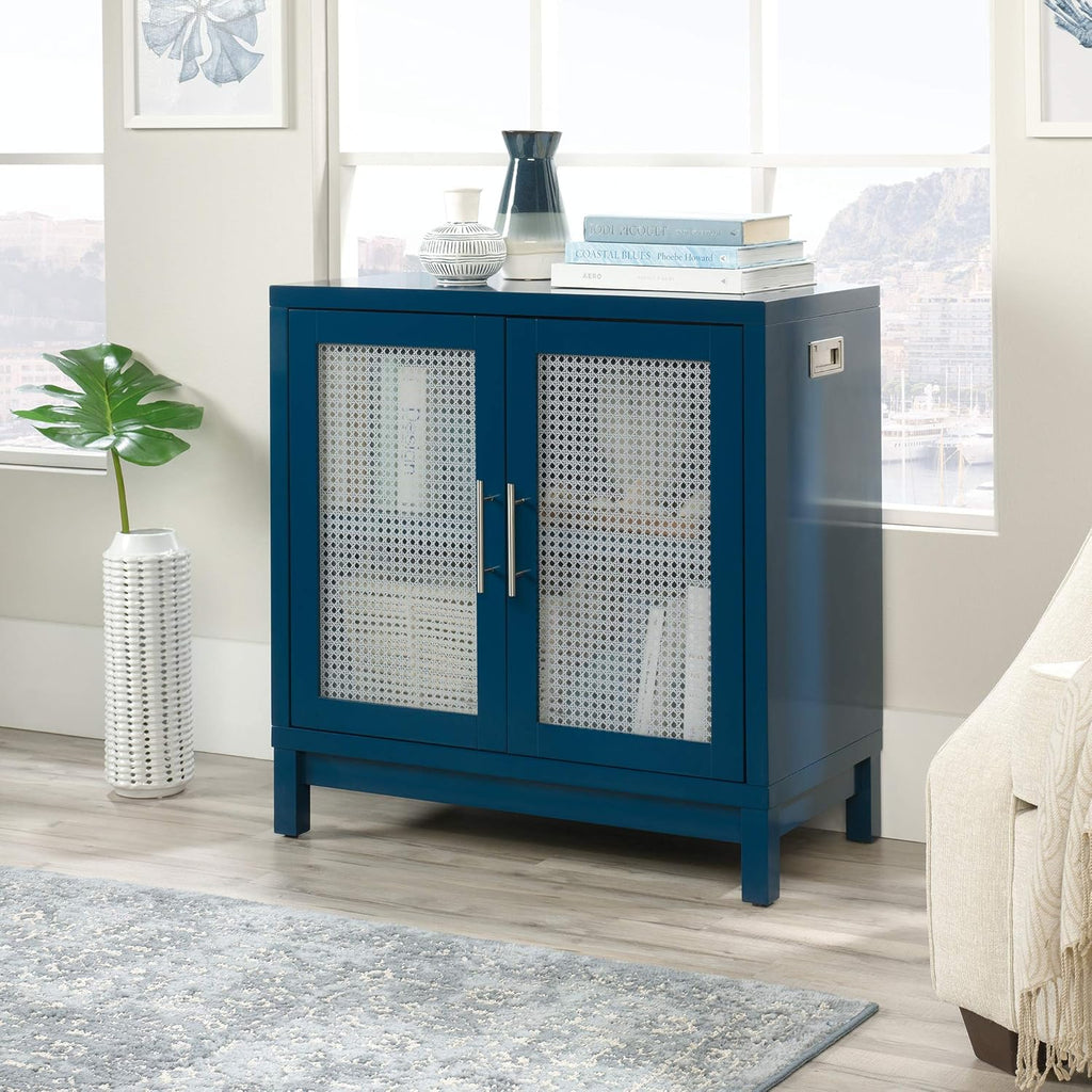 Navy Accent Storage Cabinet B823