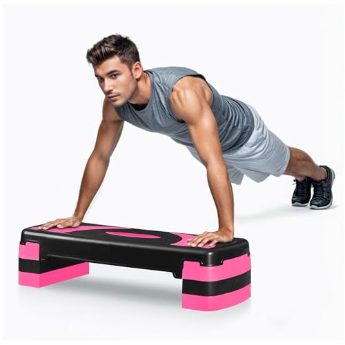 Adjustable Aerobic Step Platform with Risers C4577