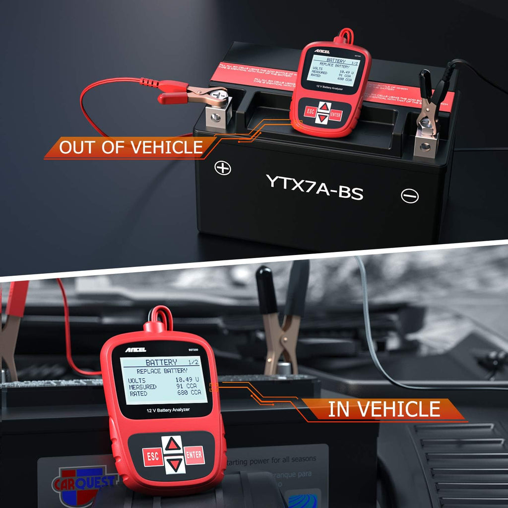 12V Car Battery Tester Y3035