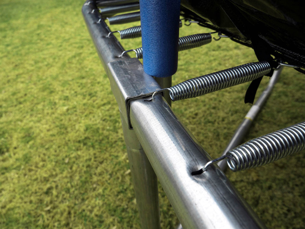 10 x 14 Ft Rectangular Trampoline with Safety Net Enclosure, Blue W4532
