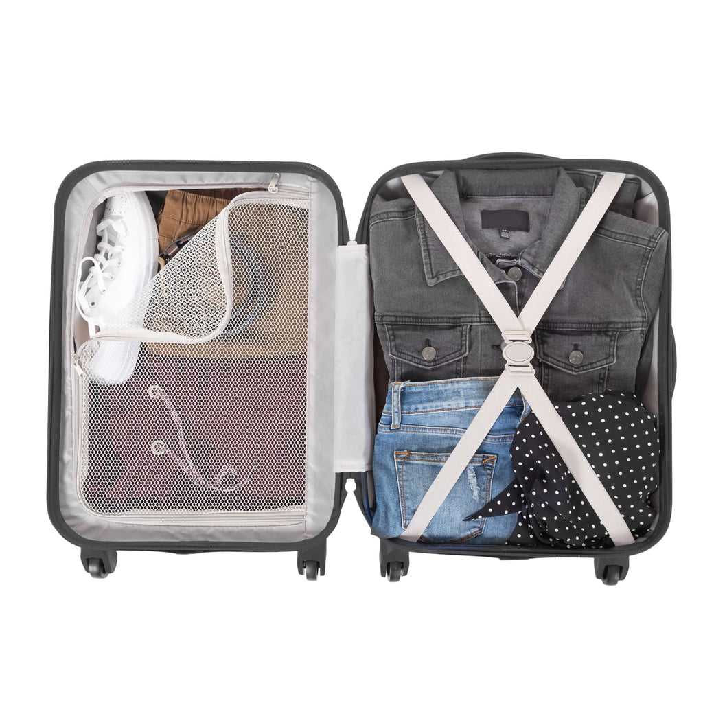 3 Piece Set Hardside Spinner Luggage, Black M5784
