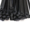 500 Pack Heavy Duty 18 Inches Black Nylon Cable Zip Ties S970