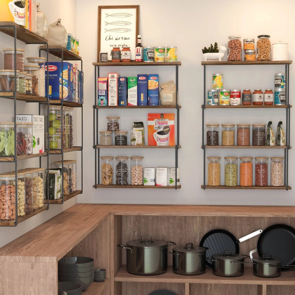 4-Tier Floating Shelves Wall Storage T874193