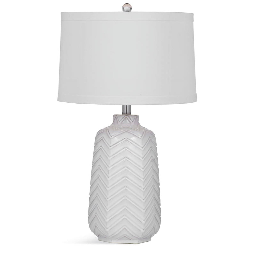 White Ceramic Table Lamp T61512