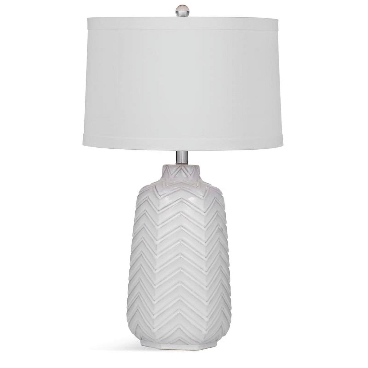 White Ceramic Table Lamp T61512