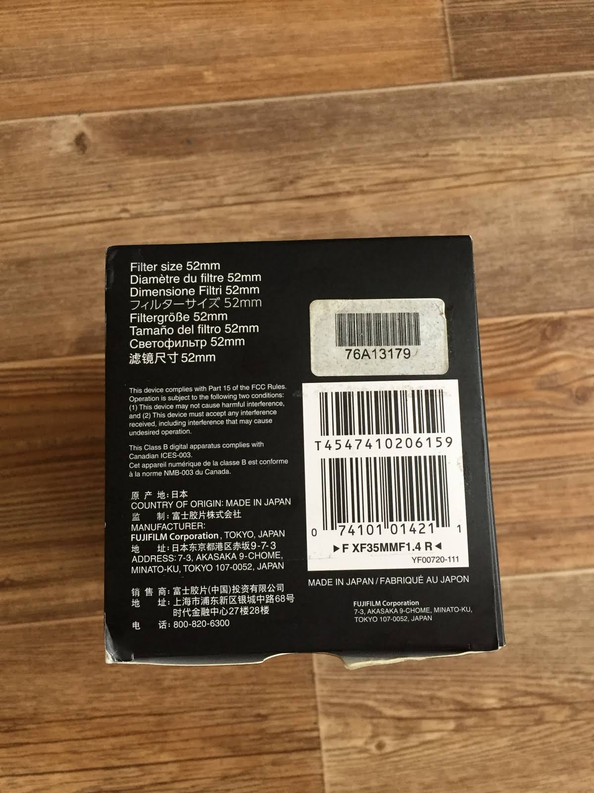 35mm F/1.4 Lens for Fujifilm X Mount V369873