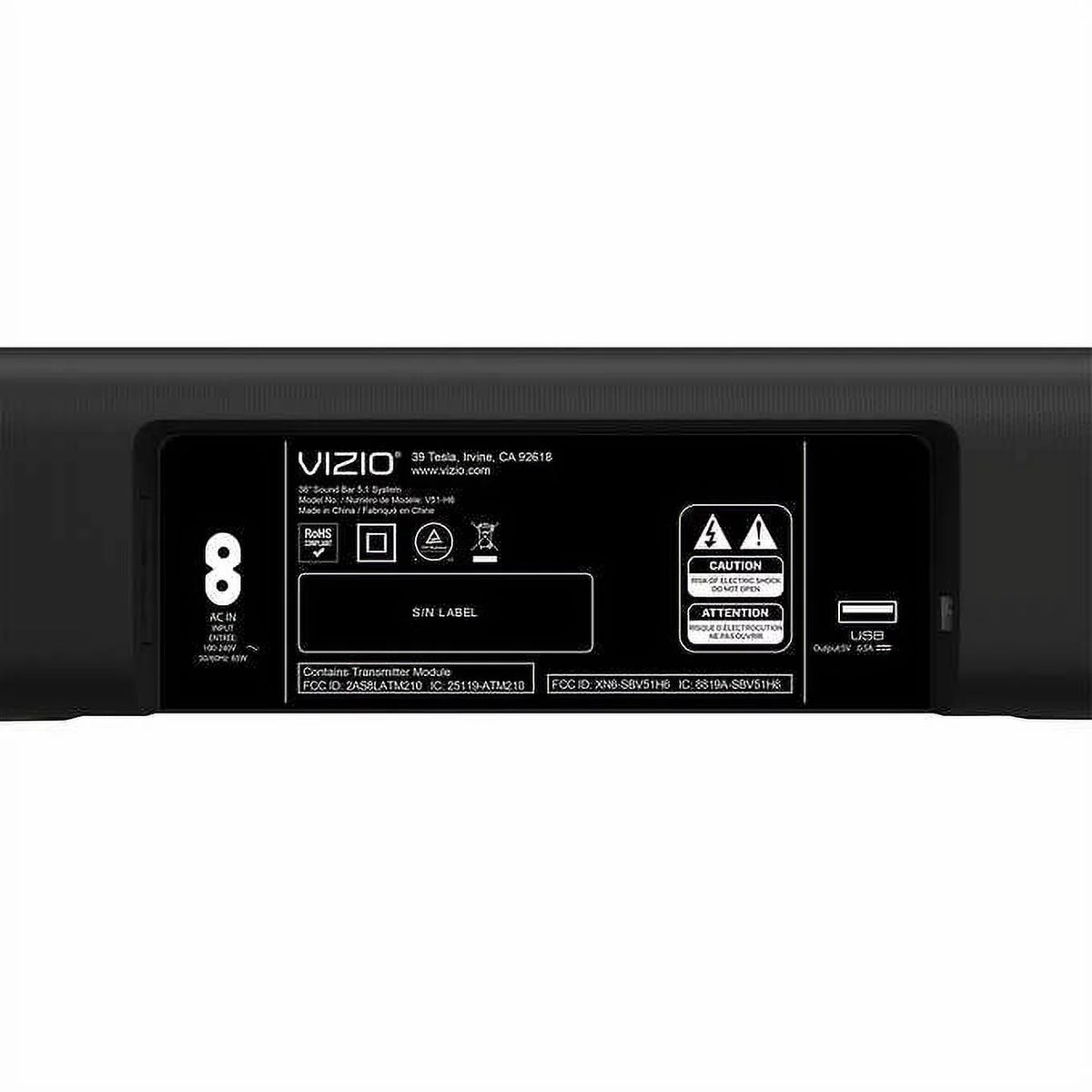 36" 5.1 Channel Soundbar System V435406