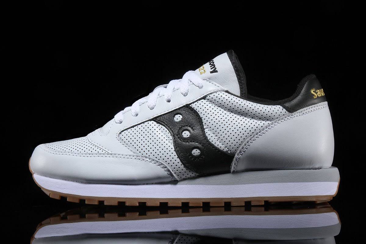 White Black Saucony Jazz Sneakers A67946